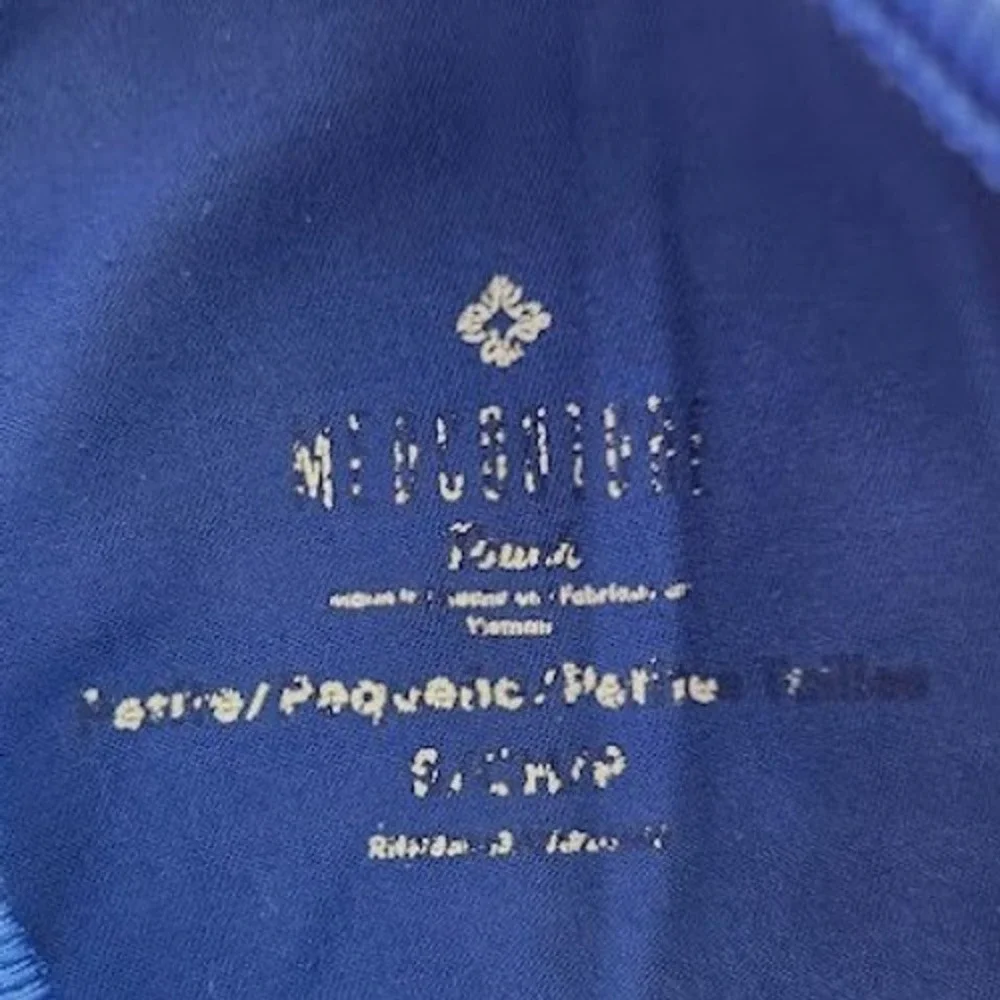 Med Couture Touch Royal Blue Jogger Scrub Pants Womens Small Petite Tapered 465